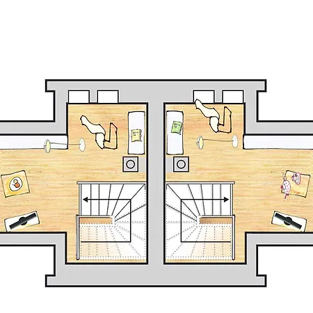 Fachwerkhaeuser - Haushaelfte 
