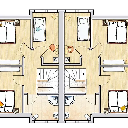 Villa Fachwerkhaeuser - Haushaelfte 