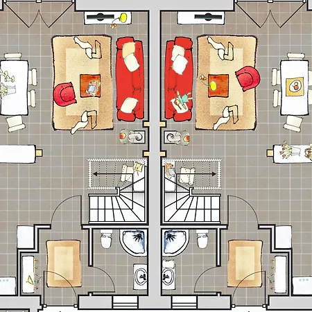 Fachwerkhaeuser - Haushaelfte 